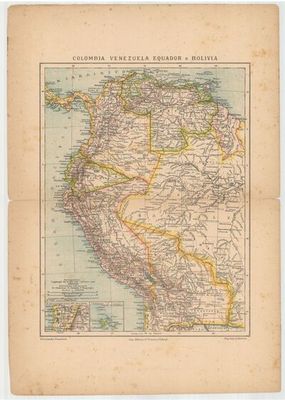 COLOMBIA VENEZUELA EQUADOR e BOLIVIA — Anónimo