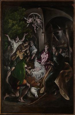 La Natividad — El Greco