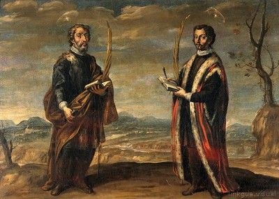Dos figuras masculinas