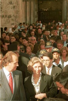 Rey Juan Carlos I y Reina Sofía de España — Anónimo