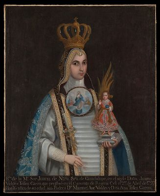 Retrato de Sor Juana de Nuestra Señora de Guadalupe — Anónimo (ilustración histórica)