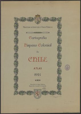 Cartografía Hispano Colonial de Chile Atlas — Anónimo (arte colonial)