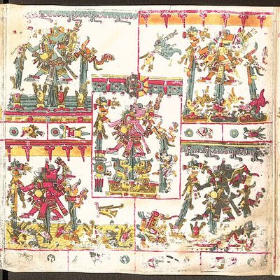 Codex Borgia — Anónimo (códice prehispánico)