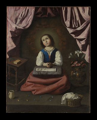 Santa Inés — Bartolomé Esteban Murillo