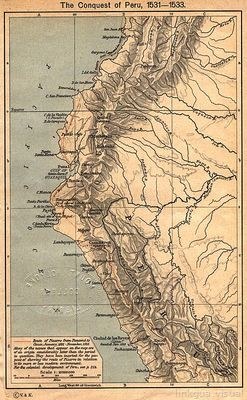 La Conquista del Perú, 1531-1533 — Anónimo (arte colonial)