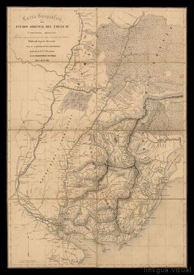 Carta Geográfica del Estado Oriental del Uruguay y Provincias Argentinas