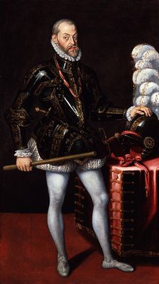 Retrato de Felipe II de España — Titian