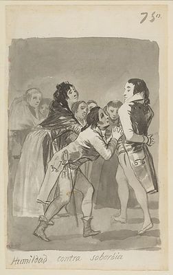 Humildad contra soberbia — Francisco de Goya