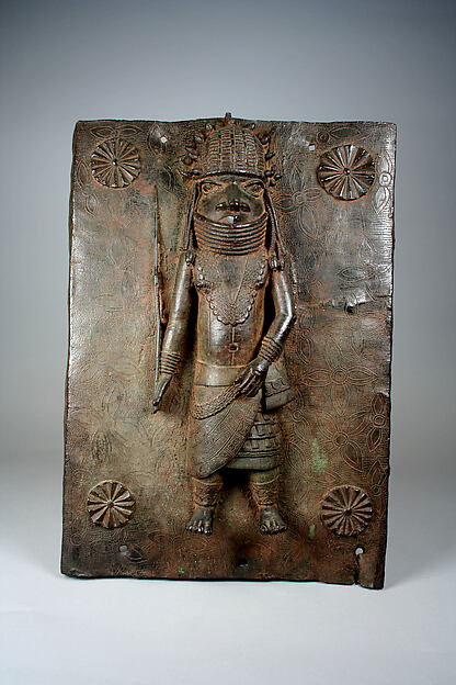 Research plaque with ọ bà king or chief — Research