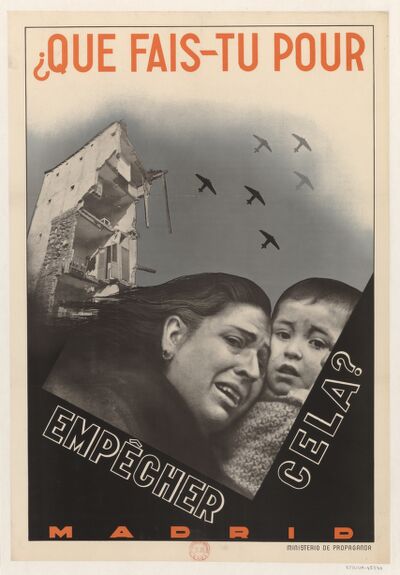 Enero. 1. 1937. El aňo que hoy empieza va a ser un aňo duro... : [affiche] — Méjanel, Pierre (17..-18.. ; peintre). Peintre du modèle