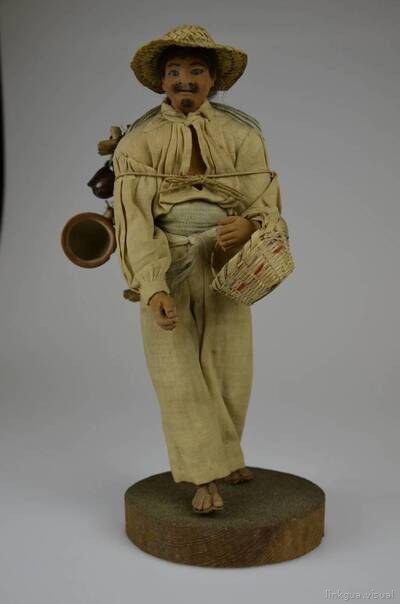 Figura de género 'Vendedor de vajilla'