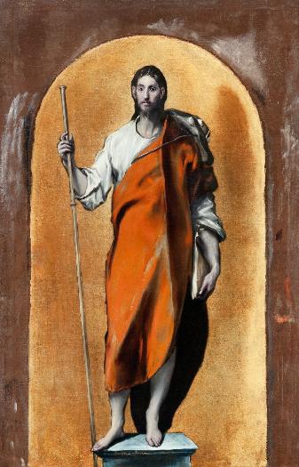 Santiago el Mayor, Peregrino - Cuadro — Theotokopoulos,  Domenicos (El Greco) (Fecha de nacimiento: 1541 - Lugar de defunción: Toledo, 1614) (El Greco)
