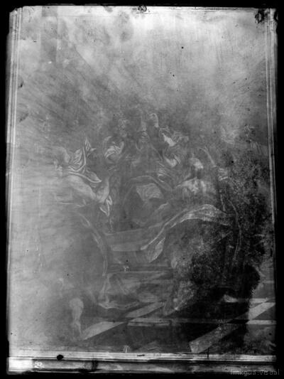 Pintura del taller de "el Greco" : Pentecostés — Alguacil, Casiano (1832-1914)