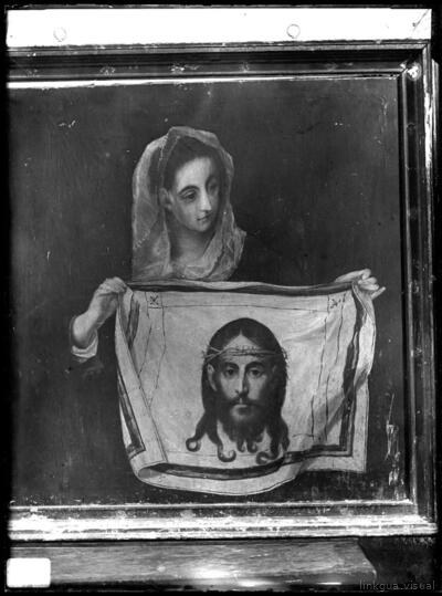 Pintura de Domenico Theotocopuli "El Greco" : Verónica con la Santa Faz