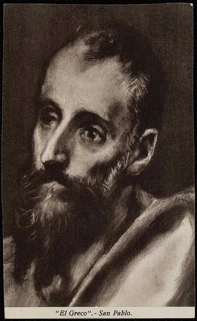 "El Greco" : Santo Pablo / Fotografía Rodríguez