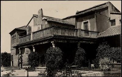 Toledo : Jardín de la Casa del Greco. Fundaciones Vega Inclán / Foto Rodríguez
