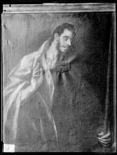 Pintura de Domenico Theotocopuli "El Greco" : Santo Tomás (Apostolado)