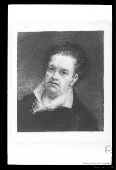 [Retrato de Francisco de Goya y Lucientes] [Material gráfico] — Galván y Candela, José María, 1837-1899