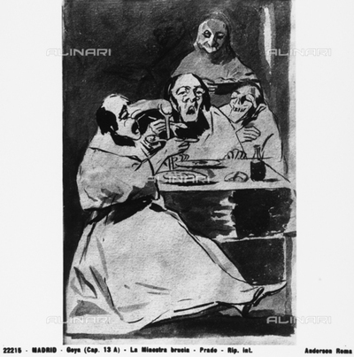They are Hot!, watercolor drawing by Francisco Goya. Prado Museum, Madrid