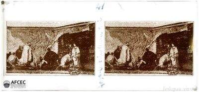Reproducció d'un fresc amb l''Adoració dels reis mags' de Goya a la cartoixa d'Aula Dei — Blasi i Vallespinosa, Francesc, 1872-1951