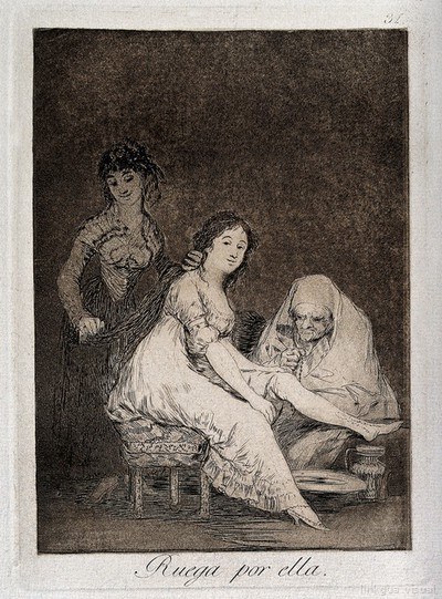 Ruega por ella — Francisco de Goya