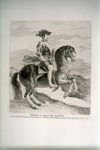 [XVIII-Goya Lucientes] Felipe IV rey de España — Francisco de Goya