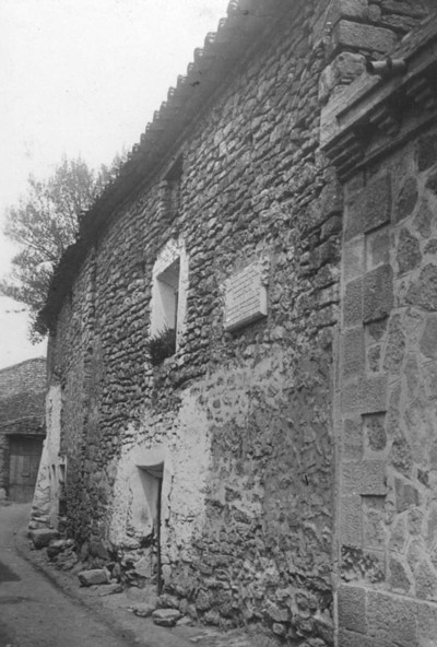 Façana de la casa on va néixer el pintor Goya — No identificado