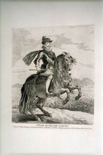 [XVIII-Goya Lucientes] Felipe III rey de España — Francisco de Goya