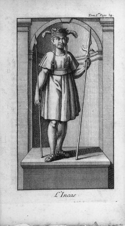 [Illustrations de Histoire des Incas, rois du Pérou] / F. Boucher [des.]; Duflos , grav. ; Garcillasso de la Vega [aut. Du texte]; Thomas François Dalibard [trad.] — Garcilaso de la Vega (1539? -1616?). Author of the text