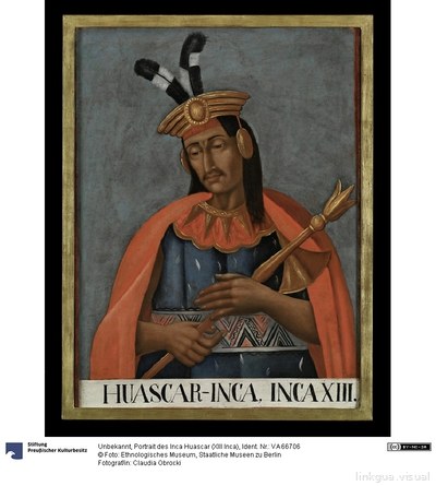 Retrato del Inca Huáscar (XIII Inca) — No identificado