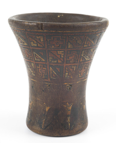 Kero, vas ritual — Inca