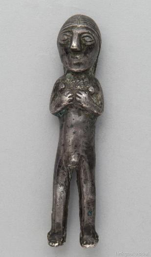 Figura antropomorfa de plata