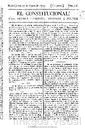 Primera página del periódico el Constitucional, n.º 329, 5 de octubre de 1819