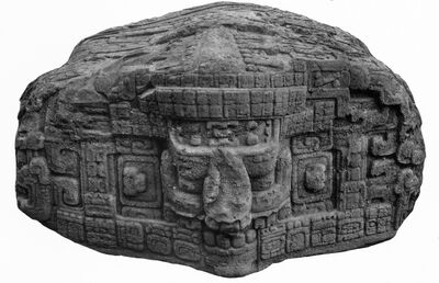 Quirigua, Zoomorph o (QRG: Zom. O) — No identificado
