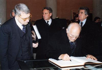 Venice: President of Republic's speech at the Venice Exhibition Forty-eight: episodes, places and protagonists of a revolution 1848-1849 and I Maya — No identificado