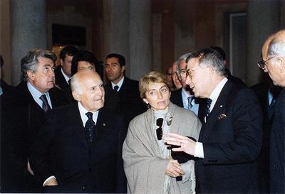 Venice: President of Republic's speech at the Venice Exhibition Forty-eight: episodes, places and protagonists of a revolution 1848-1849 and I Maya — No identificado
