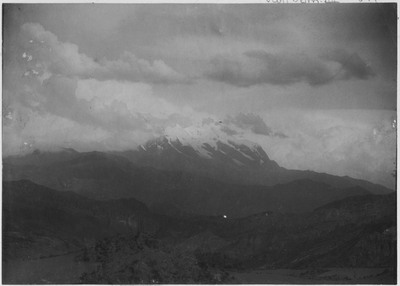 Blick vom Illimani. Westseite, vom Passe de las Animas — No identificado