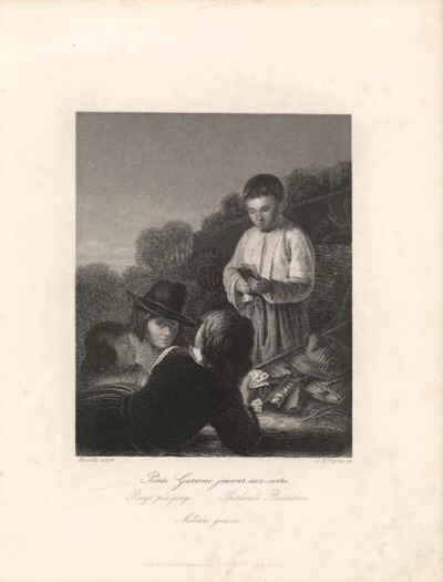 Petits Garçons jouant aux cartes / Boys Playing / Spielende Burschen / Młodzi gracze — Murillo