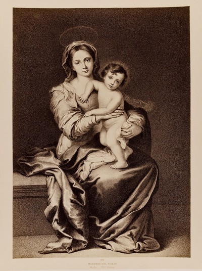 Madonna col Figlio, Murillo - Pitti, Firenze — Brogi, Giacomo