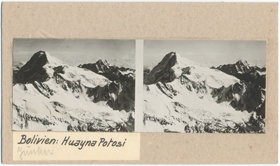 Huayna Potosí — Junkers Luftbild-Zentrale (Production) (Atelier)