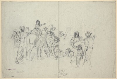 Gruppe nach Murillo — Carl Goebel