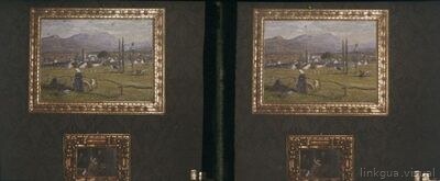 Reproduccions dels quadres 'Sagrada família' de Murillo I 'Poblet d'Ovelló Colom' — Blasi i Vallespinosa, Francesc, 1872-1951