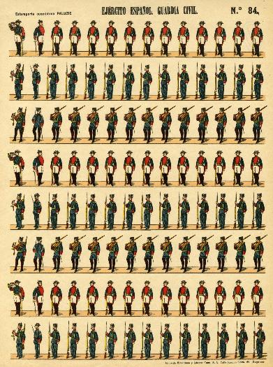Ejército Español. Guardia CIVIL — 84: Guardia CIVIL del Ejército Español — No identificado