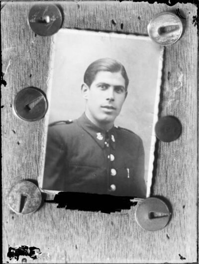 Retrato fotográfico de un militar español — No identificado