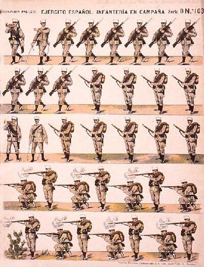 Ejército Español. Infantería en campaña — 103: Infantería en campaña del Ejército Español — No identificado