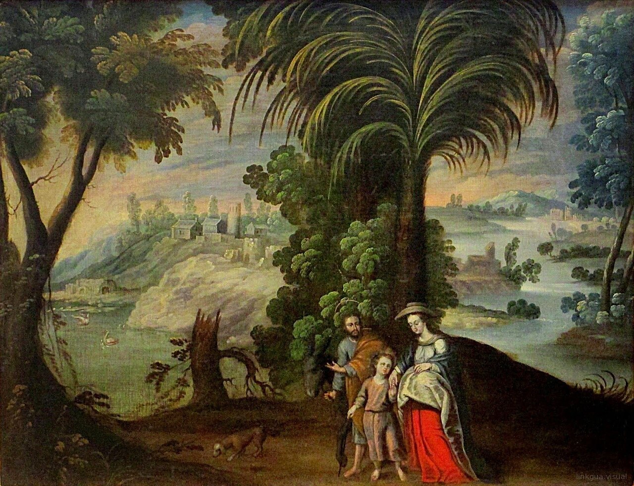 Diego Quispe Tito - Retorno de Egipto ( Museo Nacional de Arqueología, Antropología e Historia del Perú (MNAAHP, Lima)
