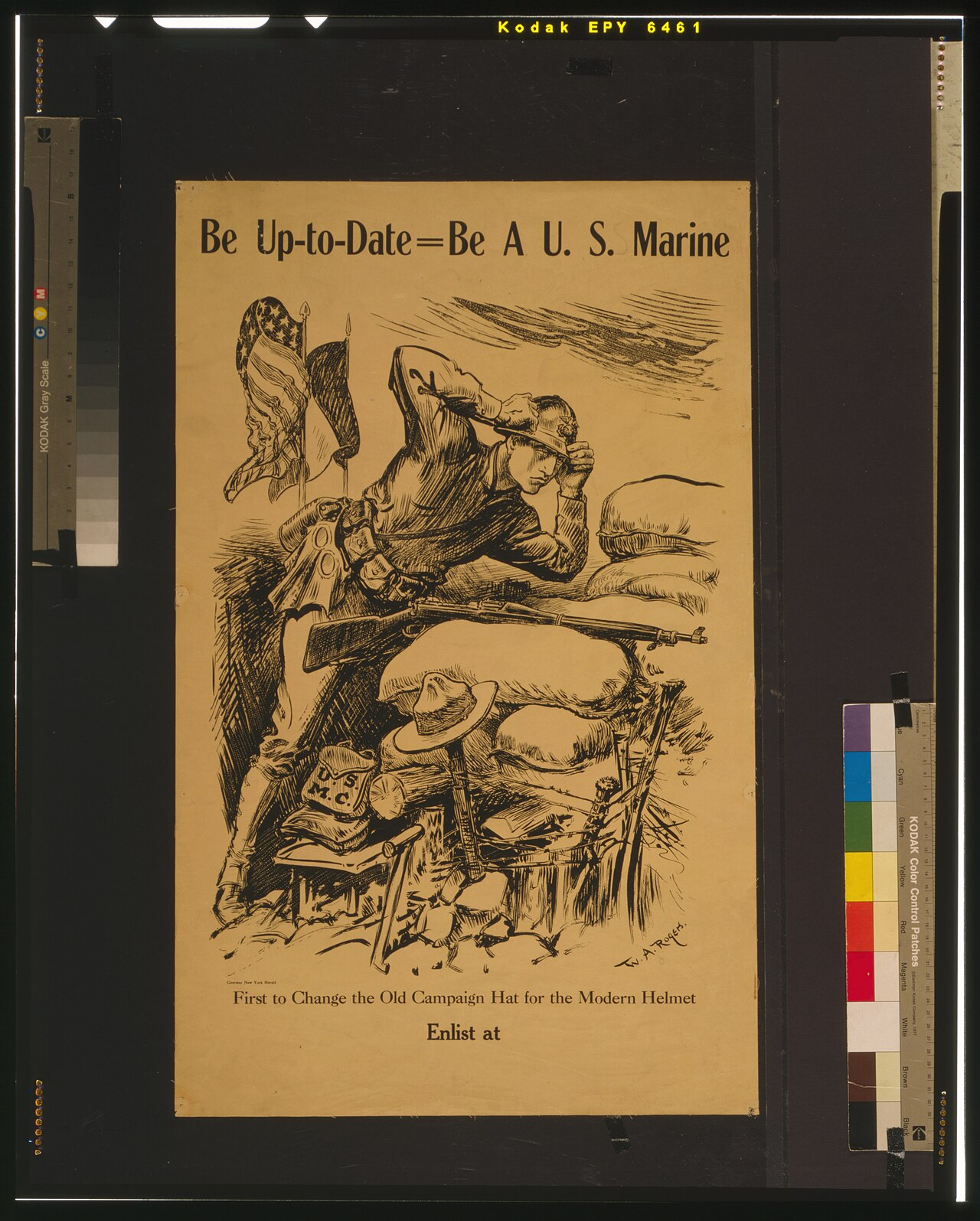 Be up to date - be a U.S. Marine LCCN00652141.jpg — William Allen Rogers