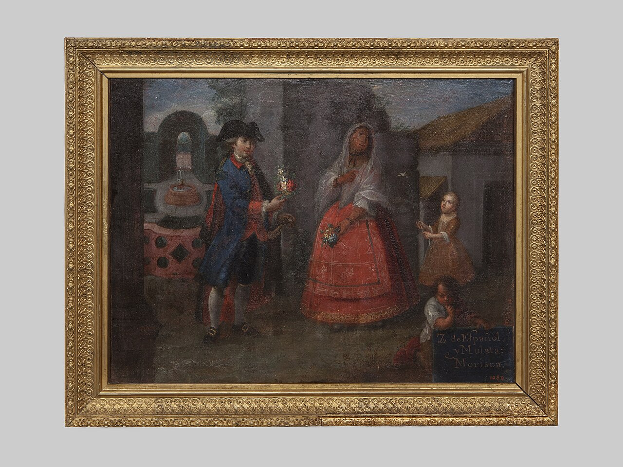 BMVB - anònim - "7. De Español y Mulata, Morisca" - 1080.jpg — Anónimo