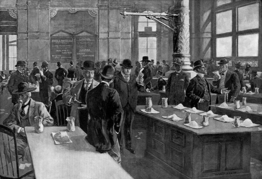Sugar Exchange, New Orleans, interior, 1900.jpg — William Allen Rogers