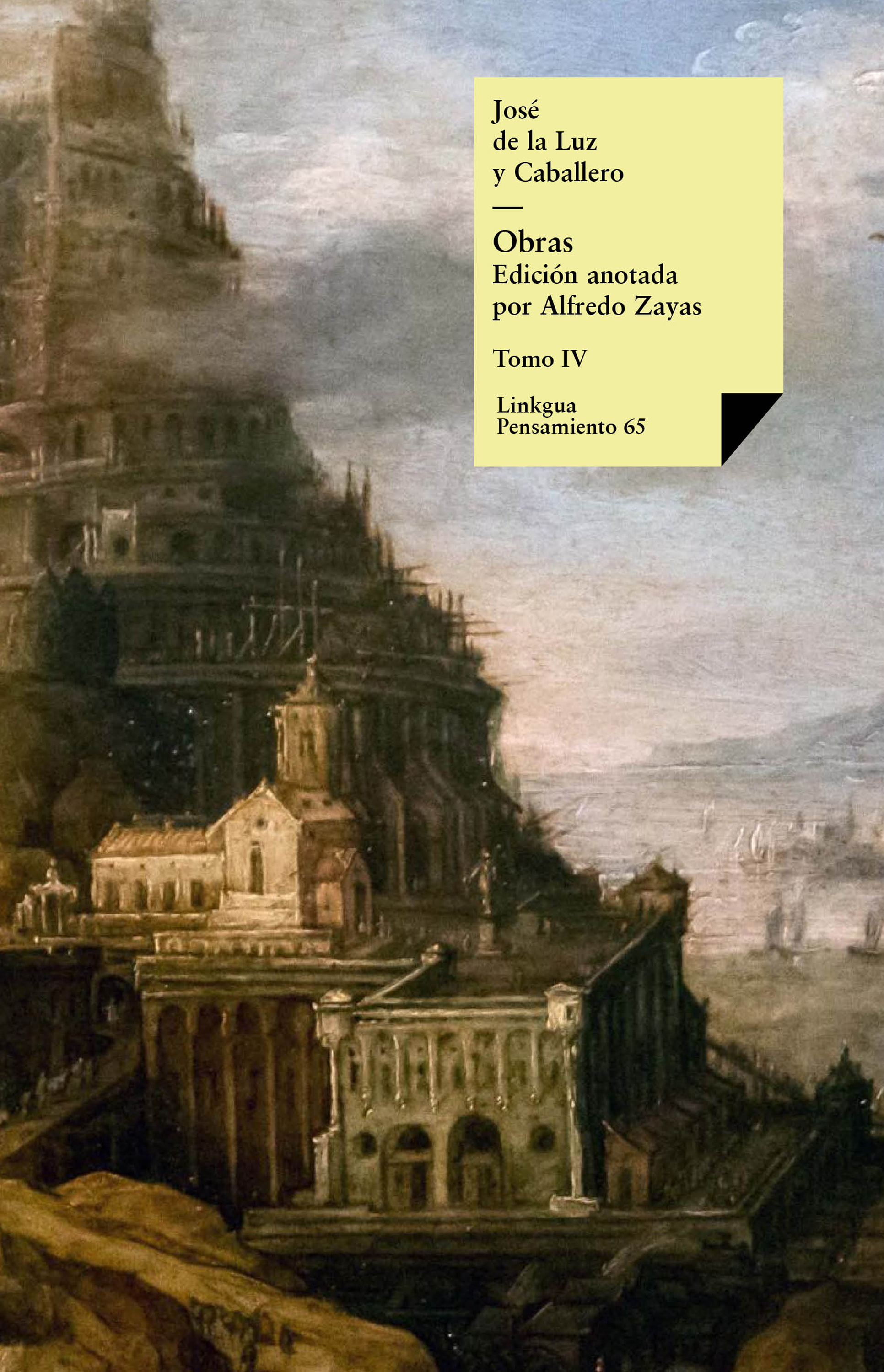 Portada, nº 9788490074855 — José de la Luz y Caballero